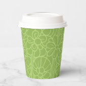 Blumengarten Grün Pappbecher (Links)