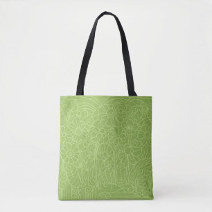 Blumengarten Grün Tasche