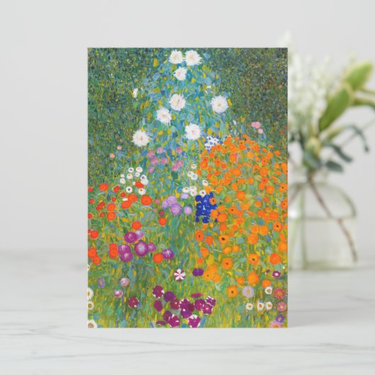 Blumengarten | Gustav Klimt (Stehend Vorderseite)