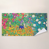 Blumengarten, Gustav Klimt Badehandtuch (Badehandtuch)