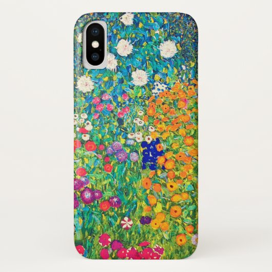 Blumengarten, Gustav Klimt Case-Mate iPhone Hülle (Rückseite)