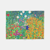 Blumengarten, Gustav Klimt Fleecedecke (Vorderseite (Horizontal))
