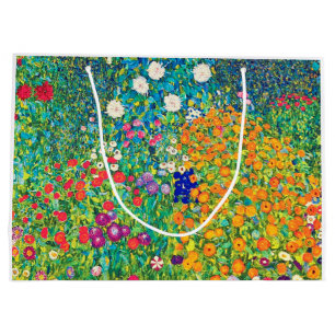 Blumengarten, Gustav Klimt Große Geschenktüte