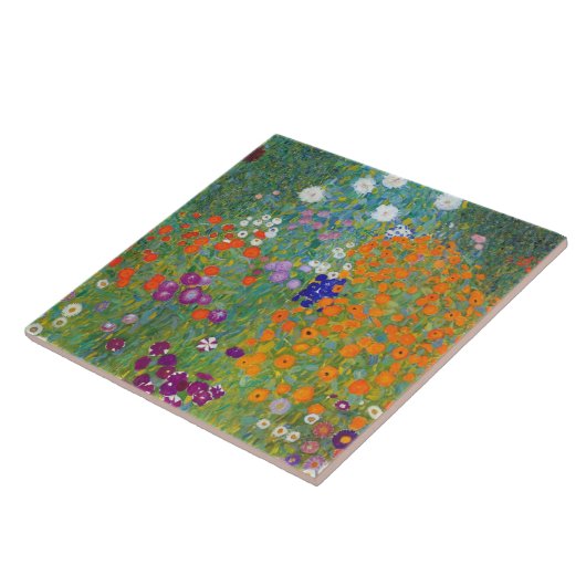 Blumengarten Gustav Klimt Kunst, Dichtung und Musi Fliese (Seite)