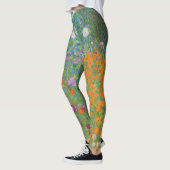Blumengarten (Gustav Klimt) Leggings (Links)