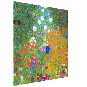 Blumengarten   Gustav Klimt Leinwanddruck