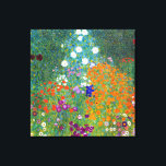 Blumengarten, Gustav Klimt Leinwanddruck<br><div class="desc">Blumengarten - von dem österreichischen Symbolik-Maler Gustav Klimt. Gustav Klimt (1862 - 1918) war ein österreichischer Symbolik-Maler und einer der prominentesten Mitglieder der Wiener Sezessionsbewegung. Seine Hauptwerke sind Gemälde,  Wandgemälde,  Skizzen und andere Kunstobjekte. Klimts Hauptfach war die weibliche Leiche,  und seine Werke sind von einer Frank-Erotik geprägt.</div>