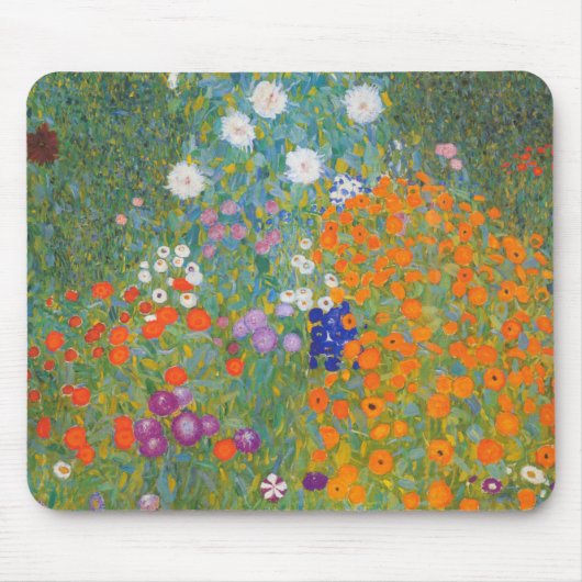 Blumengarten (Gustav Klimt) Mousepad (Vorne)