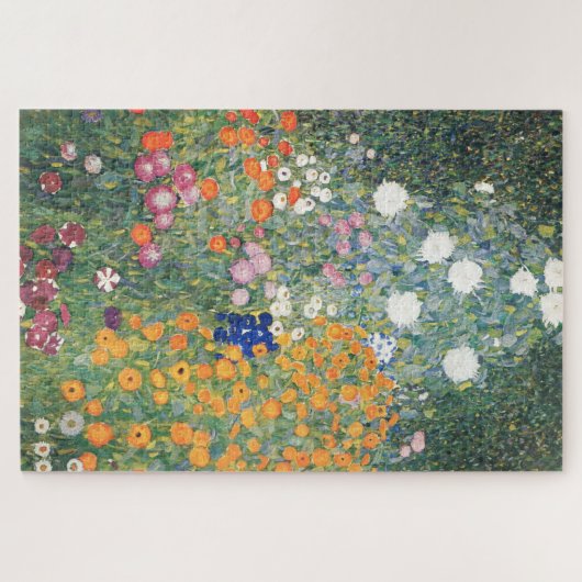 Blumengarten Gustav Klimt Puzzle (Horizontal)