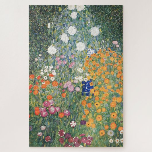 Blumengarten Gustav Klimt Puzzle (Vertikal)