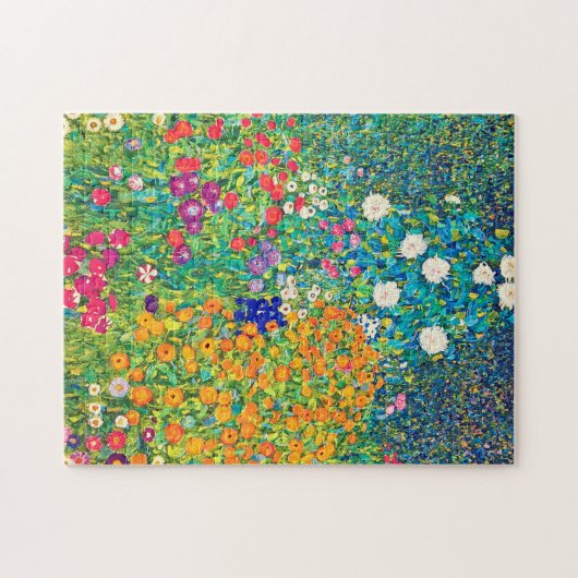 Blumengarten, Gustav Klimt Puzzle (Horizontal)