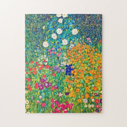 Blumengarten, Gustav Klimt Puzzle (Vertikal)