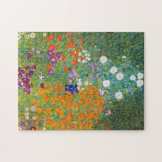 Blumengarten | Gustav Klimt Puzzle (Horizontal)