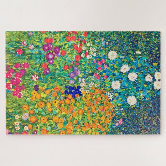 Blumengarten, Gustav Klimt Puzzle (Horizontal)