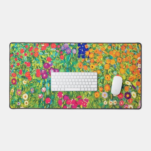 Blumengarten, Gustav Klimt Schreibtischunterlage (Tastatur & Maus)
