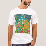 Blumengarten, Gustav Klimt T-Shirt<br><div class="desc">Gustav Klimt (14. Juli 1862 - 6. Februar 1918) war ein österreichischer symbolischer Maler und einer der prominentesten Mitglieder der Wiener Sezessionsbewegung. Klimt ist bekannt für seine Gemälde, Wandgemälde, Skizzen und andere Kunstobjekte. Neben seinen figurativen Werken, die Allegorien und Portraits enthalten, malte er Landschaften. Unter den Künstlern der Wiener Sezession...</div>