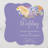 Blumengarten Hochzeit im Frühling Einladung (Vorne/Hinten)