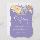 Blumengarten Hochzeit im Frühling Einladung (Vorderseite)