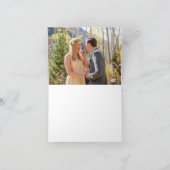 Blumengarten Hochzeit Vielen Dank, dass Sie Karten (Innenseite)