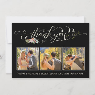 Blumengarten Hochzeit Vielen Dank Foto Cards Dankeskarte