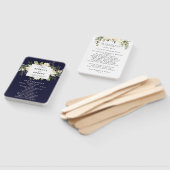 Blumengarten Hochzeitsfans Fächer (Non-assembled)