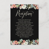 Blumengarten Hochzeitskarten Begleitkarte (Vorderseite)