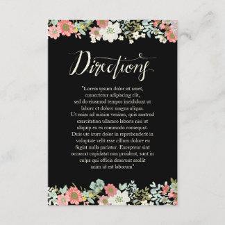 Blumengarten - Hochzeitsplanung Karten