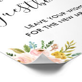 Blumengarten Hochzeitsszenario Gästebuch Zeichen (Ecke)