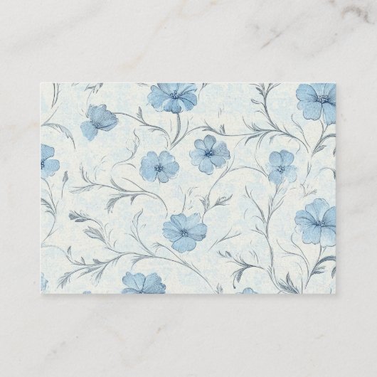 Blumengarten Hochzeitsunterkünfte Begleitkarte (Rückseite)