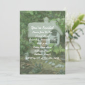 Blumengarten Hütte Malerei Party Einladung (Stehend Vorderseite)