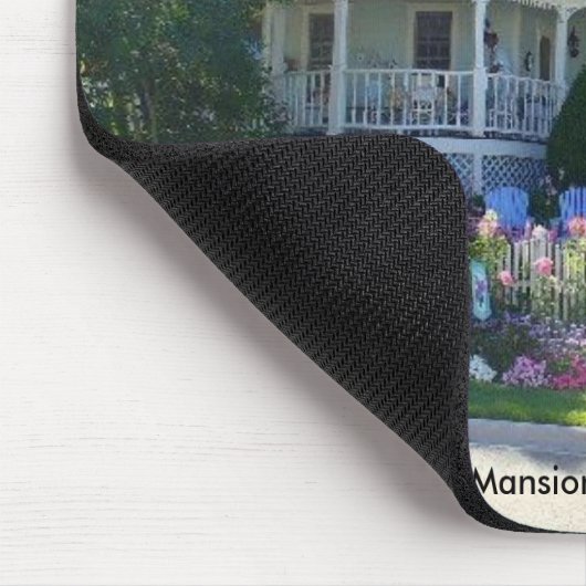 Blumengarten, Insel Mackinac, Michigan Mousepad (Ecke)