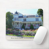 Blumengarten, Insel Mackinac, Michigan Mousepad (Mit Mouse)