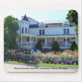 Blumengarten, Insel Mackinac, Michigan Mousepad (Vorne)