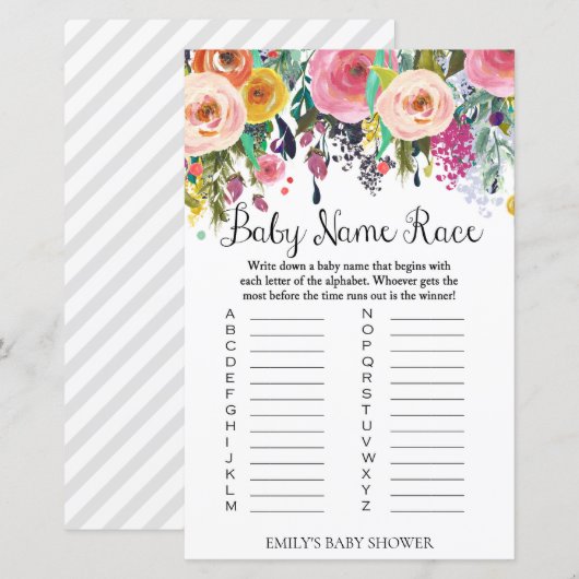 Blumengarten Kinderduschenspiel (Vorne/Hinten)