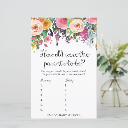 Blumengarten Kinderduschenspiel (Stehend Vorderseite)