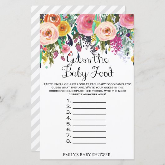 Blumengarten Kinderduschenspiel (Vorne/Hinten)