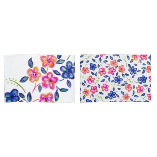 Blumengarten Kissenbezug (Vorderseite-Set)