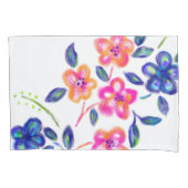 Blumengarten Kissenbezug (Vorderseite-Links)