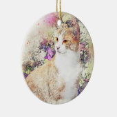 Blumengarten Kitty | ABSTRAKT | Wasserfarbe Keramikornament (Rechts)