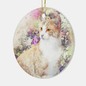 Blumengarten Kitty | ABSTRAKT | Wasserfarbe Keramikornament (Links)