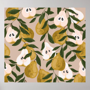 Blumengarten: Kleine Niedliche Florale Poster