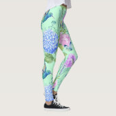 Blumengarten-Kolibri-Libellen-Schmetterling Leggings (Rechts)