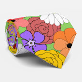 Blumengarten Krawatte (Gerollt)