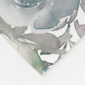 Blumengarten Kunst Fleecedecke (Ecke)