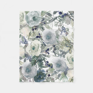 Blumengarten Kunst Fleecedecke