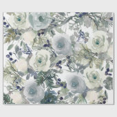 Blumengarten Kunst Geschenkpapier (Flach)