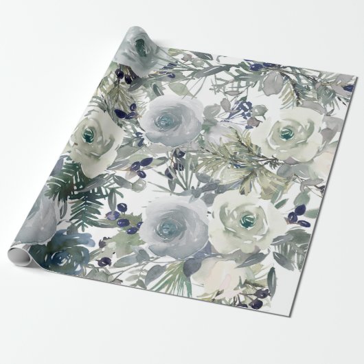 Blumengarten Kunst Geschenkpapier (Ungerollt)