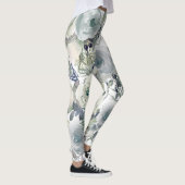 Blumengarten Kunst Leggings (Rechts)