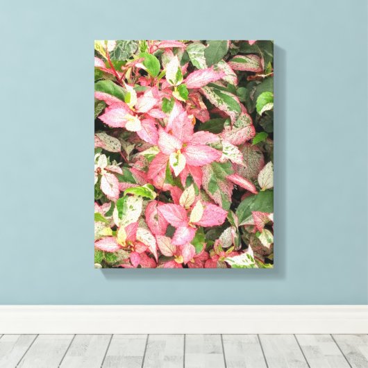 Blumengarten Kunst Leinwanddruck (Insitu (Holzboden))