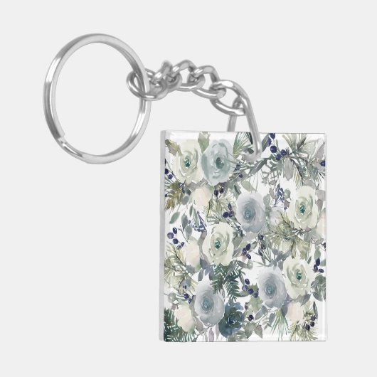 Blumengarten Kunst Schlüsselanhänger (Vorderseite links)